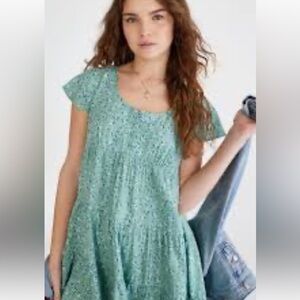 Aeropostale Green Mini Dress